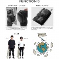 DUBSTACK(ダブスタック) スケートボード プロテクター 7点セット DSHP-01M-BK Mサイズ ヘルメット 付き 手首 肘 膝 パッド 子供 大人 用 写真7