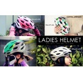 レディースヘルメット DHL271-BL (ブルー・ピンク) | 自転車 女性 サイクリング ロードバイク 軽量 アジャスター ベンチレーション 写真7