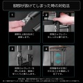バウヒュッテ スタンディングデスク 700 ( ブラック )  BHD-700 | パソコンデスク スタンディングデスク 昇降 高さ調節 引出し 幅70 奥行45 オフィスデスク 写真7