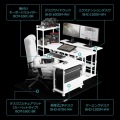 バウヒュッテ 昇降式パソコンデスク ホワイト BHD-1200M-WH | デスク パソコンデスク 昇降 高さ調節 幅120 奥行55  PCデスク 写真7