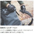 ドッペルギャンガー バックパックにもシートバッグにも変化する多用途防水バッグ ターポリンデイパック ブラック DBT420-BK | バイク 防水  | 防水バッグ 写真7