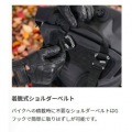 ドッペルギャンガー バックパックにもシートバッグにも変化する多用途防水バッグ ターポリンデイパック ブラック DBT420-BK | バイク 防水  | 防水バッグ 写真7