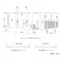 ドッペルギャンガー ターポリン サイドバッグ | 防水 バイク サイド バッグ キャンプ ツーリング 40リットル 40L ディジーチェーン メッシュポケット Dカン 写真7