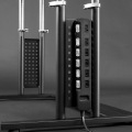 Bauhutte バウヒュッテ ゲーミングデスクHD BHD-1200HDM-BK | 昇降式 耐荷重100kg パソコンデスク PCデスク 写真7