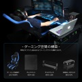 昇降式ローデスク【大型商品につき代引不可・時間指定不可・返品不可】 写真7