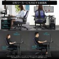 ゲーミングチェア レッド 写真7