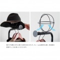 ハンガーラック ディスプレイ サイドフック 高さ180HS-1800 ブラック 宮武製作所 | ラック 風 収納 スリム リビング 写真7