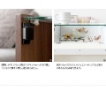  サイドテーブル 幅35 高さ60 ST-203 ホワイト 宮武製作所 | テーブル 机 オシャレ 写真7