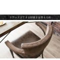 チェア レザー 合成皮革 座面高50 CH-A29 ブラック 宮武製作所 | ヴィンテージ ゴシック 椅子 写真7