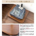 ハンガーラック スリム 高さ154 HS-1540 ブラウン 宮武製作所 | 収納 玄関 リビング 写真7