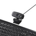 200万画素WEBカメラ 広角120°マイク内蔵 ブラック 写真7