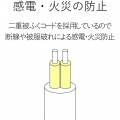 電源タップ おしゃれ 2m エレコム Color Style ブラウン 6個口 T-BR04-2620BR | 個別スイッチ 雷ガードタップ サージ 節約 省エネ 写真7