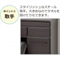 スライド棚付きダストボックス4D(ホワイト) 写真7