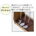 ゴルフクラブスタンド ロッドホルダー 釣り竿スタンド バットスタンド バットホルダー 天然木 クッション材 クロシオ 62138 写真7