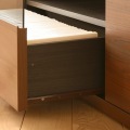 テレビ台 ローボード 白井産業 49-55V 大型テレビ対応 どんな角度でも設置可能 収納 キャスター付き ダークブラウン 幅130 奥行42.2 高さ36cm ROC-3513DH DK 写真7