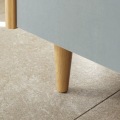 ディスプレイラック キャビネット 白井産業 棚 収納 リビング 寝室 本棚 扉付き 北歐 幅90cm 高さ170cm グレー ナチュラルブラウン NOR-1790DGY 写真7