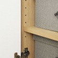キャビネット 棚 白井産業 幅120cm 高さ86cm ホワイト ナチュラルブラウン 扉付 引出付き 50V型対応 TVボード サイドボード 収納 リビング NOR-8512DHWH 写真7