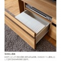 テレビ台 白井産業 50V型対応 TVボード リビングの家具を揃えられるコーディネート家具 組立簡単 ナチュラルブラウン 幅120 高さ37 奥行41.9cm NTU-3512H NA 写真7
