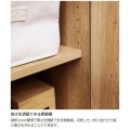 キャビネット 白井産業  リビング収納 サイドボード 扉付 引出付き 背面化粧有 組立簡単 ナチュラルブラウン 幅90 高さ72 奥行42cm ナチュリカ NTU-7090DH NA 写真7