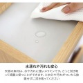 サイドテーブル 白井産業 ナイトテーブル ベッドサイド スリム 寝室 収納 中棚付き 幅40cm 高さ50cm 木目柄 ナチュラルブラウン チルフィル 写真7