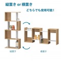 白井産業 ディスプレイラック 約 幅60 奥行24 高さ143 cm 本 棚 ナチュラル ブラウン (COB-1460 NA コビナス) | ラック ディスプレイ 棚 本棚 シンプル スリム 写真7