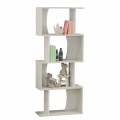白井産業 ディスプレイラック 約 幅60 奥行24 高さ143 cm 本 棚 bookshelf ホワイト (COB-1460 WH コビナス) | ラック ディスプレイ 棚 収納 本棚 おしゃれ 写真7
