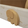 白井産業 おもちゃ箱 整理棚 本箱 キッズ用 ランドキッズ ナチュラルブラウン 北欧テイスト 幅82 高さ70cm LAK-7080R | 棚 子ども 北欧 収納 木製 かわいい 本棚 写真7