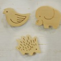 白井産業 チェスト 衣類収納 引出 キッズ用 ランドキッズ ナチュラルブラウン 北歐テイスト 幅約57cm 高さ約74cm LAK-7555H | 棚 収納 子ども かわいい 3段 写真7