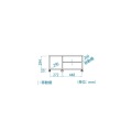 フルニコ テレビ台 幅約80cm 高さ約40cm ナチュラルブラウン 32V型対応 キャスター付 背面化粧有 写真7