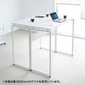 サンワサプライ スタンディングデスク(W1000) 立作業用デスクとして最適な高さ1000mm EHD-ST10050W【大型商品の為時間指定不可】 写真7