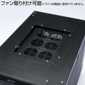 サンワサプライ 19インチマウントサーバーラック(24U) 鍵を標準装備、セキュリティ対策に最適 CP-SVC24UN【大型商品の為時間指定不可】 写真7