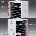 サンワサプライ タブレット収納保管庫(10台収納) 13.3インチまでのタブレットを10台一括収納 CAI-CAB23【大型商品の為時間指定不可】 写真7