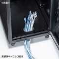 キャスター付きハブボックス(4U) 写真7