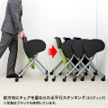 メモ台付きミーティングチェア 写真7