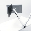 水平垂直多関節液晶モニターアーム(2面・ホワイト) 写真7