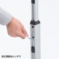 高さ可変機能・セキュリティボックス付きiPadスタンド 写真7
