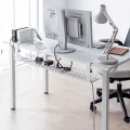 ケーブル配線トレー ワイヤー Lサイズ 汎用タイプ ホワイト 写真7