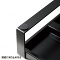 電源タップ＋USBハブ付き机上ラック(W500) 写真7