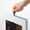 iPad用スチール製ケース(ホワイト) 写真7