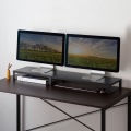 木製机上ラック(W1000・ブラック) 写真7