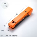 充電式 LED作業灯(高さ調整・折りたたみ収納可能) 写真7