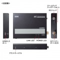 光ファイバーHDMIエクステンダー(4K対応・300m延長) 写真7
