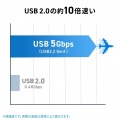 USB Type-C & USB-A両対応 直挿しSD/microSDカードリーダー(USBポート付き) 写真7