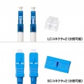 メガネ型光ファイバケーブル(シングル8.6μm、LC×2-SLC×2、20m) 写真7