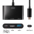 USB Type C-HDMI変換アダプタ(4K･PD対応･USBハブ付) 写真7