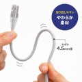 カテゴリ7LANケーブル(スリム、やわらか、ツメ折れ防止コネクタ) 写真7