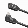 USB5Gbps Type-C延長ケーブル(L型・PD100W・0.1m) 写真7
