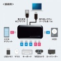 USB3.2Gen2対応 Type-C 7ポートハブ 写真7