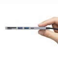 USB 5Gbps 3ポート スリム ハブ(カードリーダー付き) 写真7