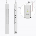 回転タップ(AC4個口＋Type-C＋USB-A・PD20W・ホワイト) 写真7